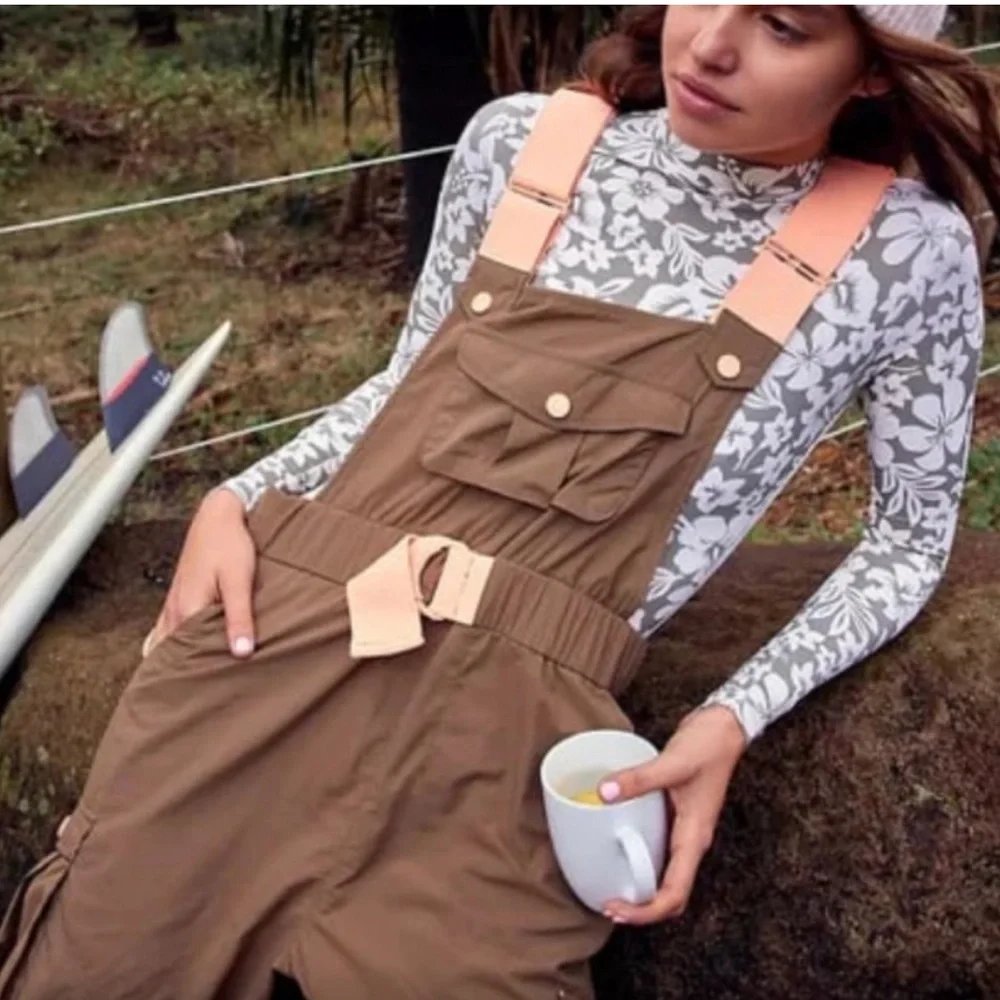 NWOT Free People Morning Meadow Jumpsuit - Picture 2 of 12